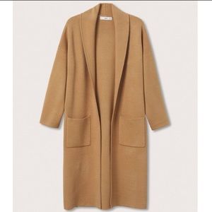 Mango Camel Tan Knit Cardigan